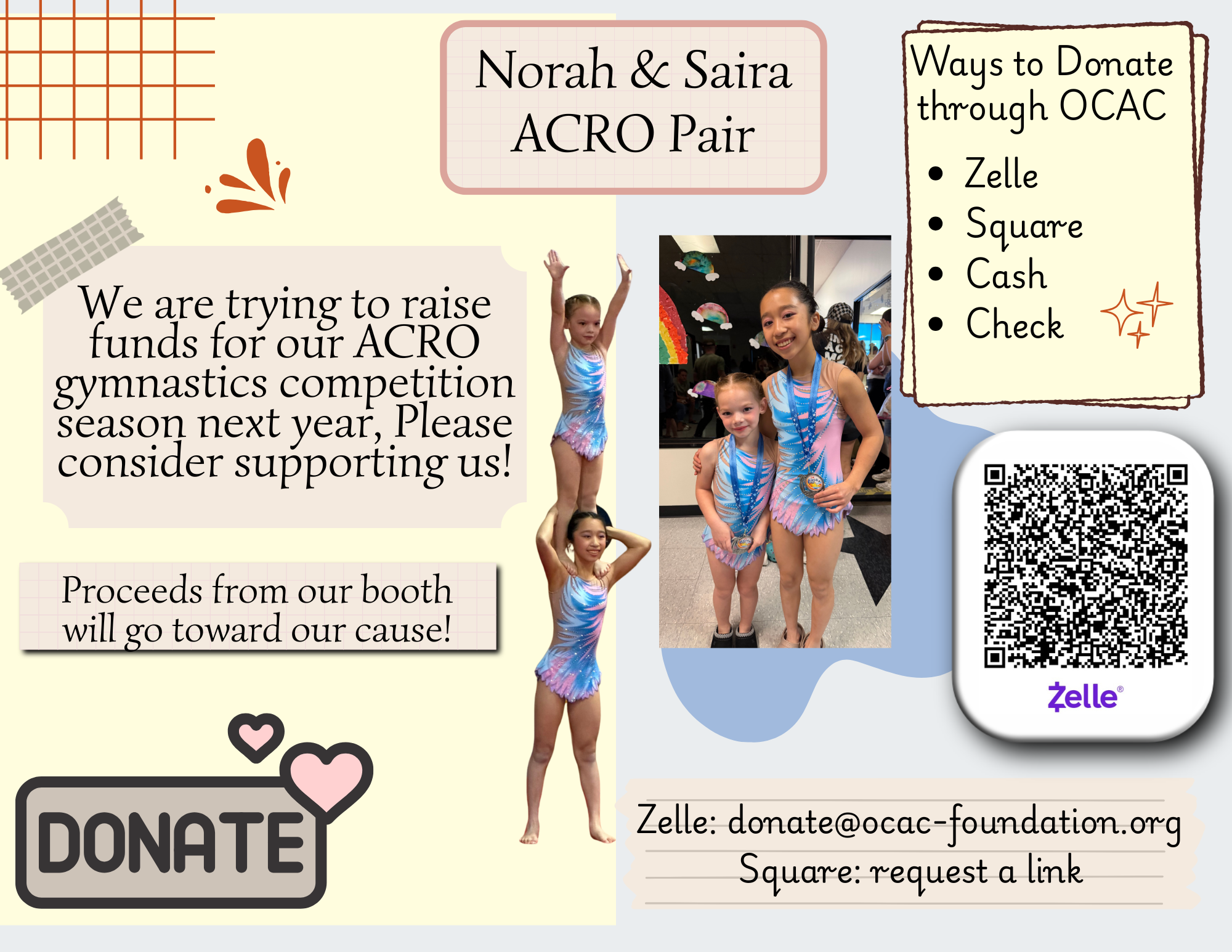Norah Saira, OCAC Foundation sponsor